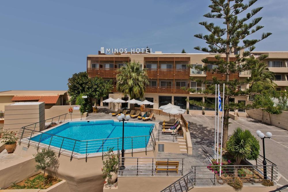 Minos Hotel Rethymno Esterno foto